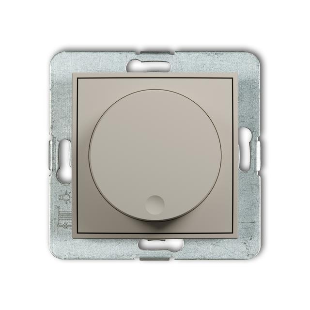 ICON Regulator elektroniczny oświetlenia przyciskowo-obrotowy taupe 60IRO-1 KARLIK