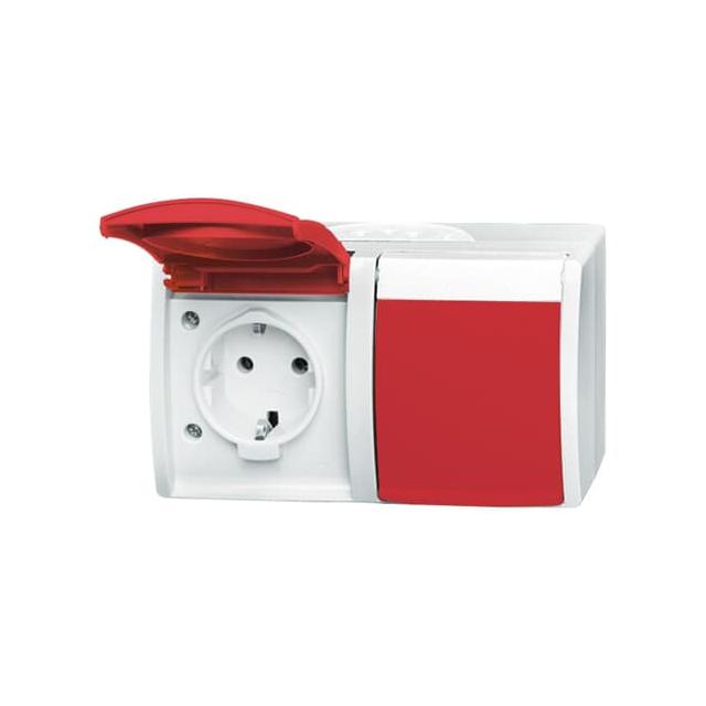 OCEAN Gniazdo SCHUKO biały alpejski 2CKA002084A0713 ABB