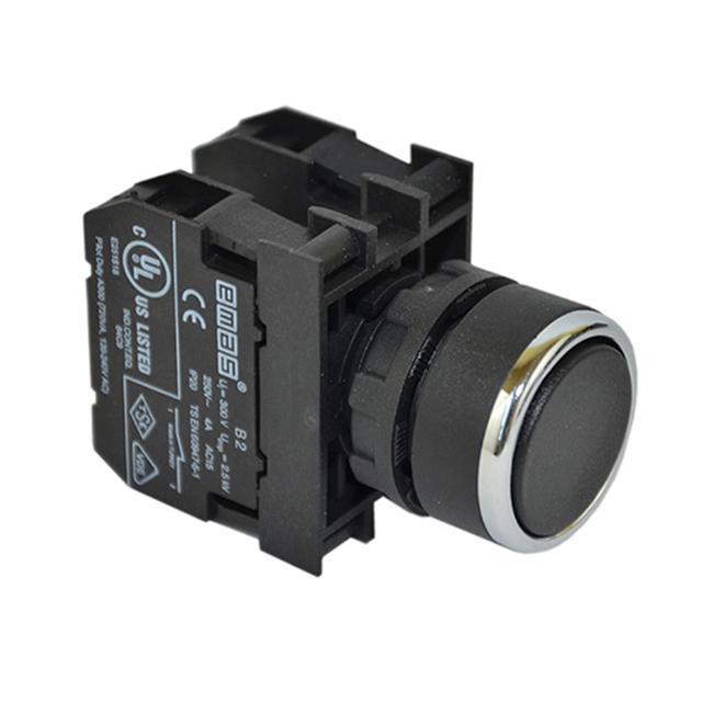 Przycisk kryty 1NO+1NC czarny