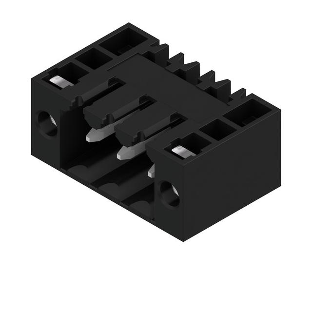 SL 3.50/03/90F 4.5 SN BK BX Wtyki PCB (złącza płyty), 3.50 mm, Liczba biegunów: 3, kąt odejścia: 90° /100szt./ 1615540000 WEIDMÜLLER