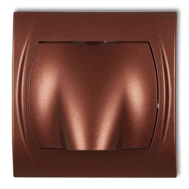 LOGO Wypust kablowy brązowy metalik