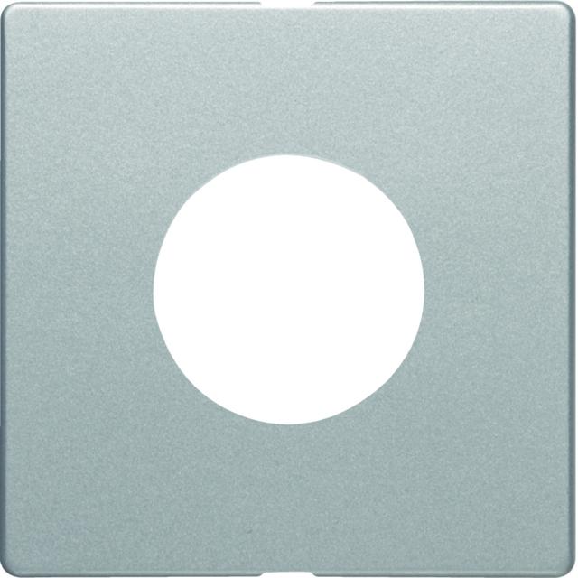 BERKER Q.x Płytka czołowa do łącznika i sygnalizatora świetlnego E10 aluminium aksamit lakierowana 1