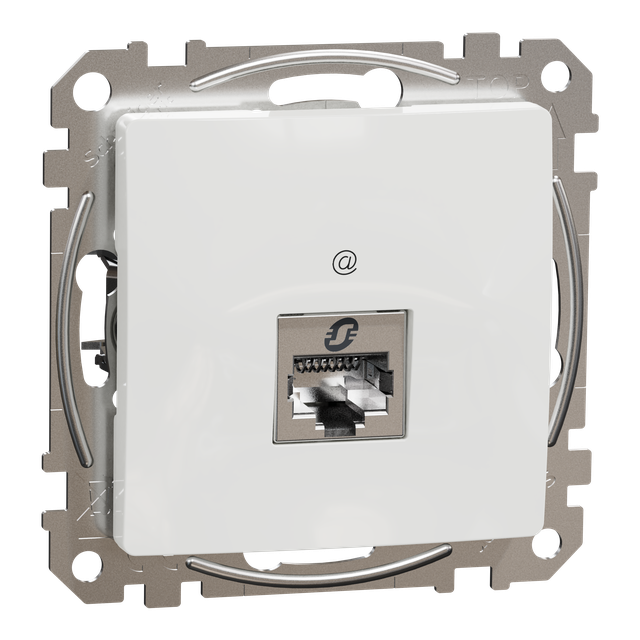 Sedna Design & Elements, gniazdo komputerowe RJ45 kat.5e STP, białe