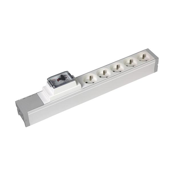 BLOK ZASILAJĄCY 5X2P+Z + WYŁĄCZNIK RP 30MA 16A, Legrand