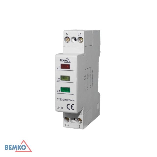 KONTROLKA L9- 3-FAZOWA SYGNALIZACYJNA