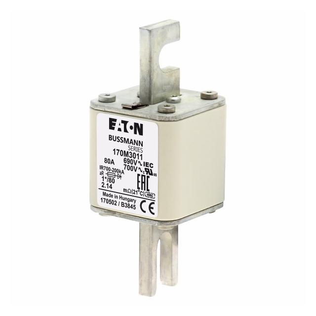 80A 690V 1*/80 aR INDICATOR FUSE Wkładka szybka 80A AC 690V compact DIN 1 45x45x104 mm aR 170M3011 E