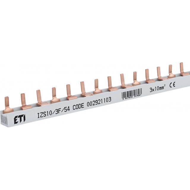 Szyna łączeniowa sztyftowa 3P 63A 10mm2 (54 mod.) IZS10/3F/54 (1m) 002921103 ETI