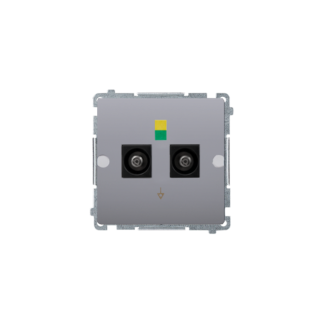 Simon BASIC WMUE-012000-4013 Gniazdo ekwipotencjalne podwójne (moduł)