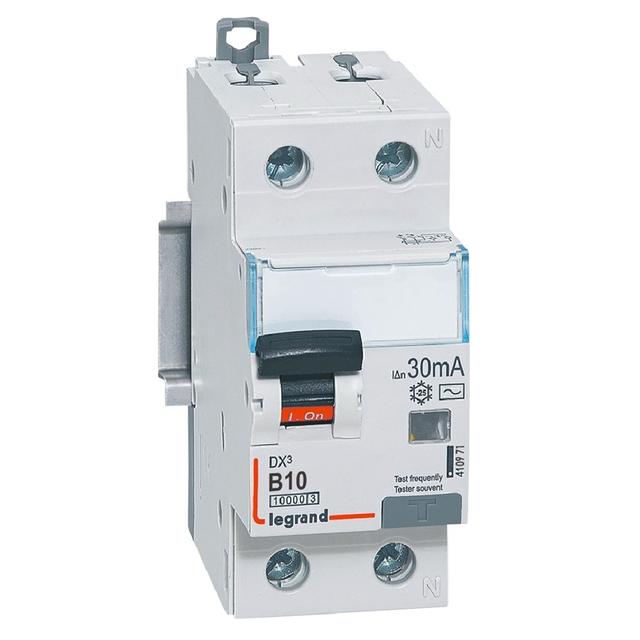WYŁĄCZNIK RÓŻNICOWONADPRĄDOWY P 312 2P B 10A 30MA TYP AC 10KA SERII DX3, Legrand