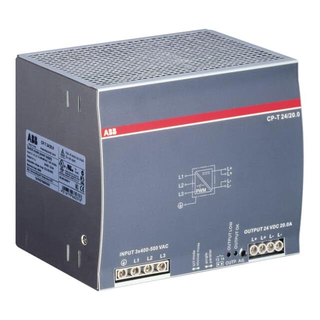 Zasilacz impulsowy CP-T 24/20.0 wej: 3x400-500VAC wyj: 24VDC/20.0A