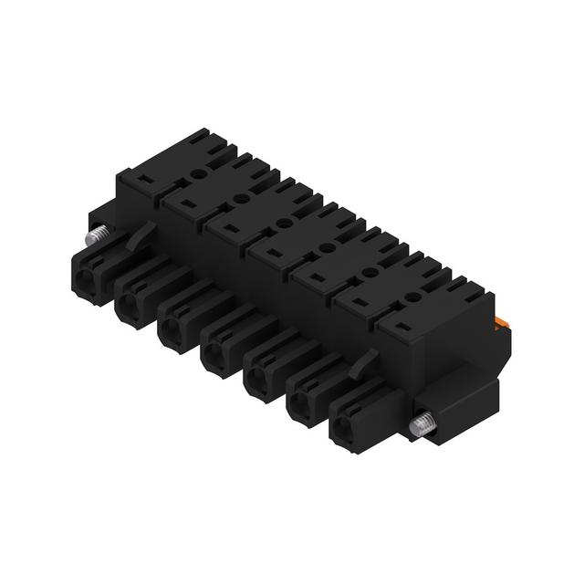 BLF 7.62HP/07/180F SN BK BX Wtyk PCB (złącze wiązki), 7.62 mm, Liczba biegunów: 7, PUSH IN /24szt./ 1227510000 WEIDMÜLLER