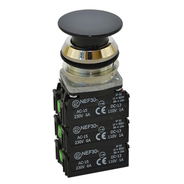 Przycisk NEF30-D6Y czarny W0-NEF30-D 6Y S PROMET