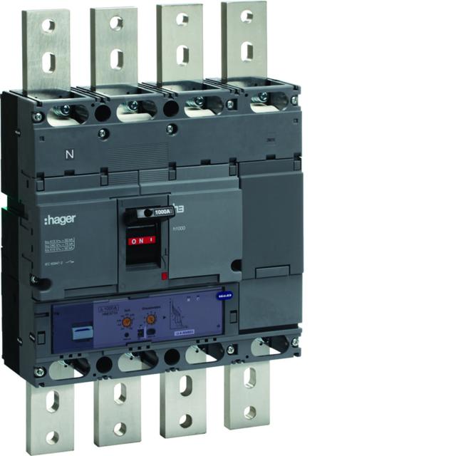 Wyłącznik mocy h1000 4P 50kA 1000A LSI HNE971H HAGER