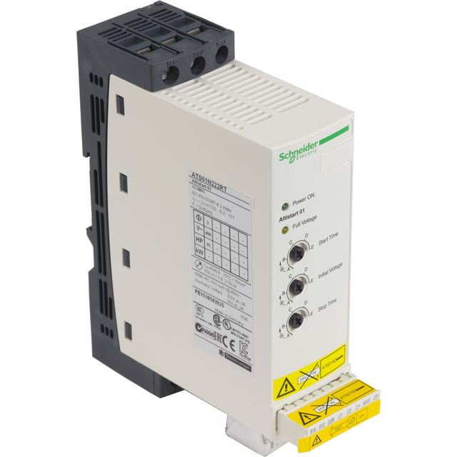 Softstart Układ łagodnego rozruchu ATS01 3 fazowe 460/480VAC 50/60Hz 11kW 22A IP20 ATS01N222RT SCHNE
