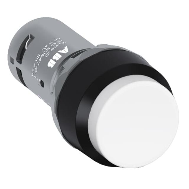 Przycisk wypukły monostabilny 1NO1NC biały CP3-10W-11