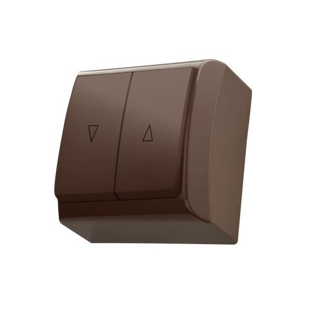 BIS Łącznik żaluzjowy - kolor brązowy