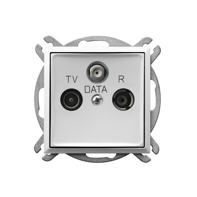 ARIA Gniazdo RTV-DATA - kolor biały