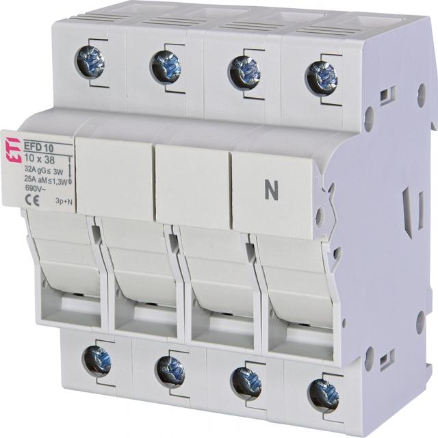 Rozłącznik bezpiecznikowy EFD 10 3P+N 002540005 ETI