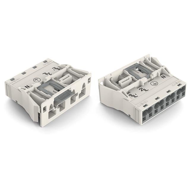 WINSTA wtyk 4-torowy Snap-In biały