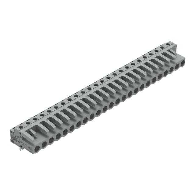 MCS-MIDI Classic gniazdo kątowe 24-bieg. szare raster 5 mm /10szt./ WAGO