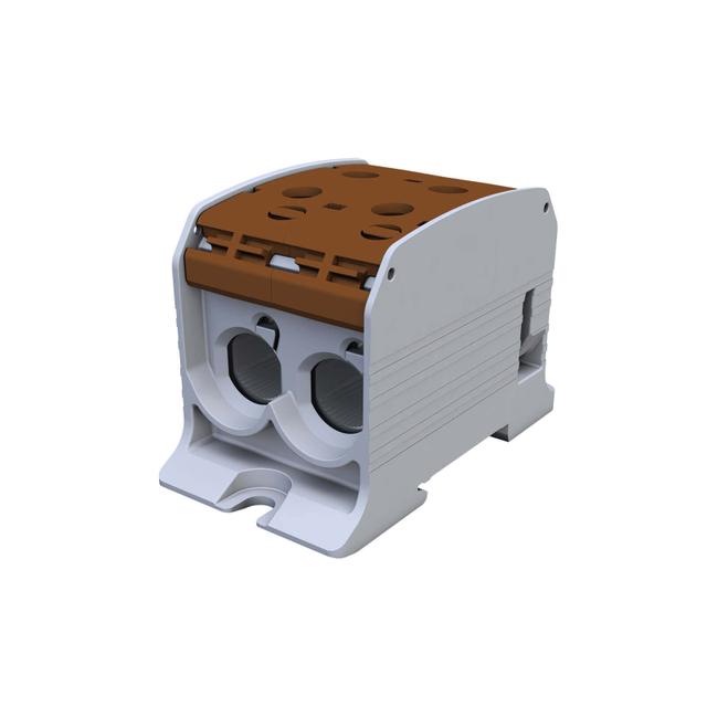 STB 95-2 Złączka szynowa gwintowa Al/Cu 87520 SIMBLOCK brązowy