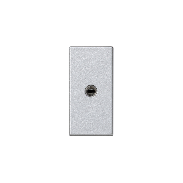 Simon Connect Płytka K45/2 gniazda mini-jack 225x45mm+wkład z. śrub. aluminium