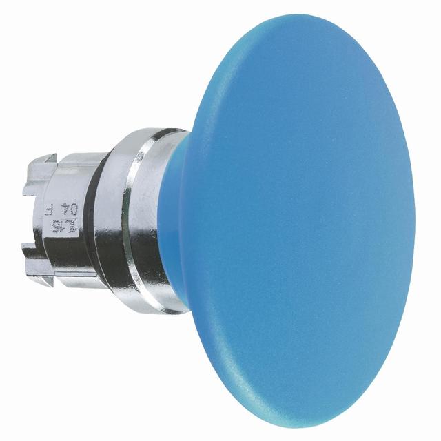 Harmony XB4 Przycisk grzybek fi60 niebieski z samopowrotem metalowy zwykły ZB4BR6 Schneider