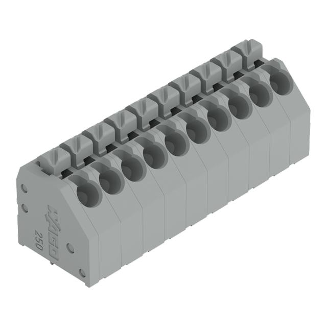 listwa zaciskowa do pł. drukowanych 10-bieg. szara raster 3,5 mm /30szt./ WAGO