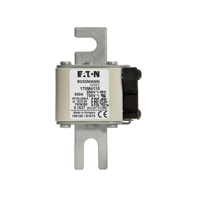 550A 690V 1KN/80 aR INDICATOR FUSE Wkładka szybka 550A AC 690V DIN 1 53x69x108 mm aR DIN 170M4115 EA