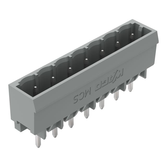 MCS-MIDI Classic wtyk 7-bieg. szary raster 5 mm /100szt./ WAGO
