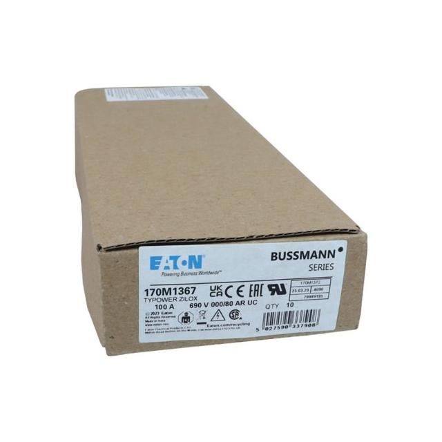 100A 690V IEC aR 000/80 SQ BODY IND FUSE Wkładka szybka 100A AC 690V DIN 000 21x40x100 mm, 170M1367