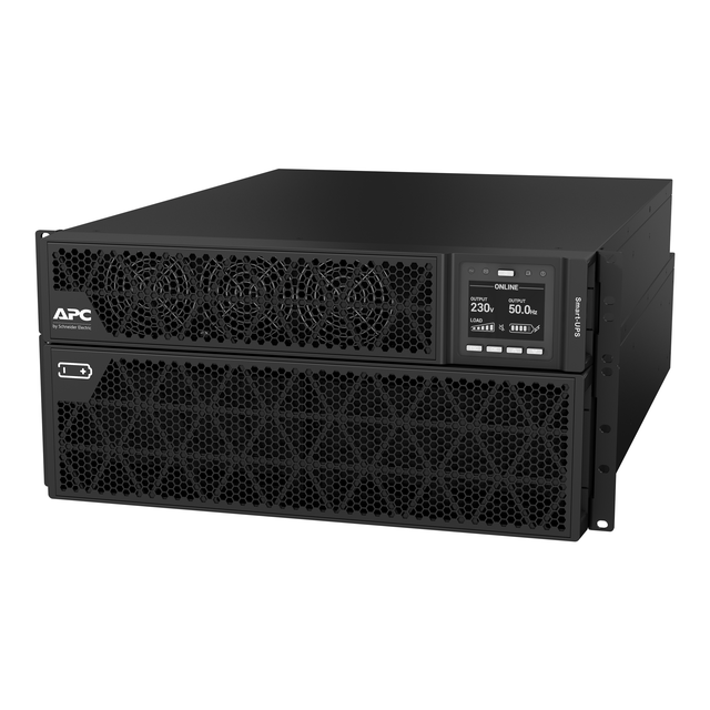 APC Smart-UPS SRT On-Line, 10kVA/10kW, wolnostojący/montaż w szafie rack, 230V, z kartą sieciową