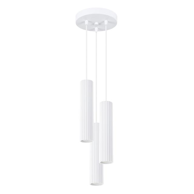 Sollux Lampa wisząca KARBON 3P biały SL.1538