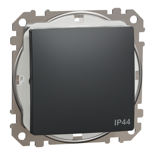 Sedna Design & Elements Łącznik schodowy IP44 czarny antracyt SDD214106 Schneider
