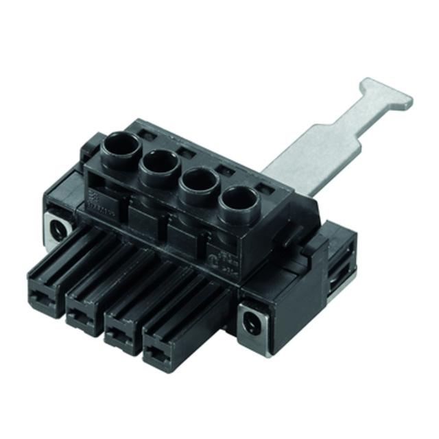 BVZ 7.62HP/04/180SH180C SN BK BX Złącze kablowe do płytek drukowanych /25szt./ WEIDMULLER