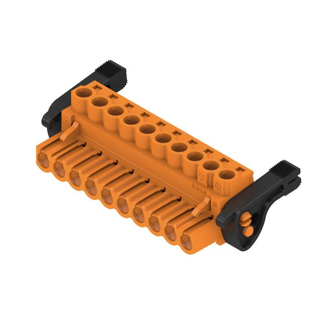BLZP 5.08HC/10/180LR SN OR BX Wtyk PCB (złącze wiązki), 5.08 mm, Liczba biegunów: 10, Przyłącze z jarzmem /30szt./ 1944910000 WEIDMÜLLER