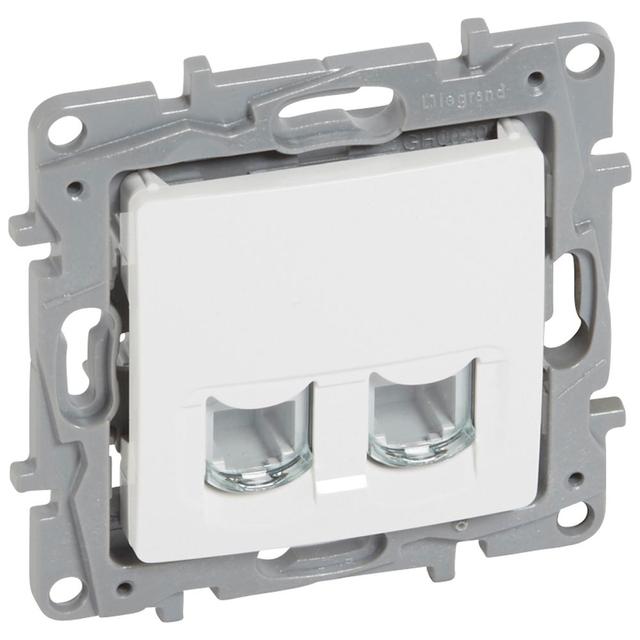 Niloe/Niloe Selection -Gniazdo 2Xrj11 Białe 664770 LEGRAND