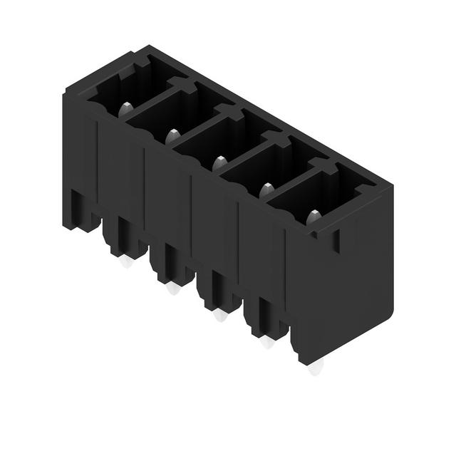 SC 3.81/05/180G 3.2SN BK BX Wtyki PCB (złącza płyty), 3.81 mm, Liczba biegunów: 5, kąt odejścia: 180° /84szt./ 1793550000 WEIDMÜLLER