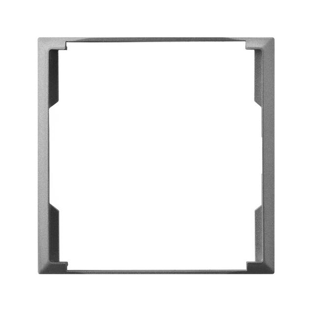 ARIA Ramka ozdobna do gniazd podwójnych do ramek - kolor szary mat