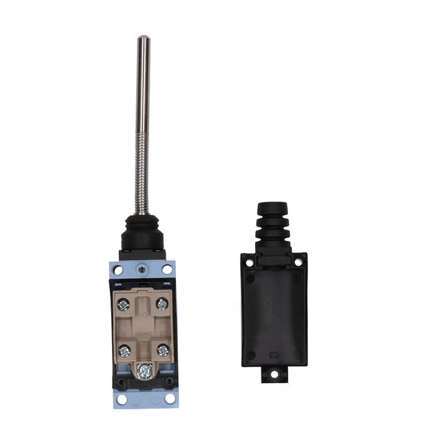 ŁĄCZNIK KRAŃCOWY (METAL / TWORZYWO) DZWIGNIA SPRĘŻYNOWA