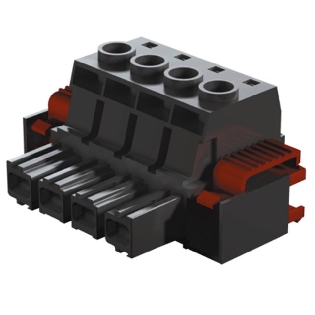 BUZ 10.16HP/04/180F AG BK BX Złącze kablowe do płytek drukowanych /20szt./ WEIDMULLER