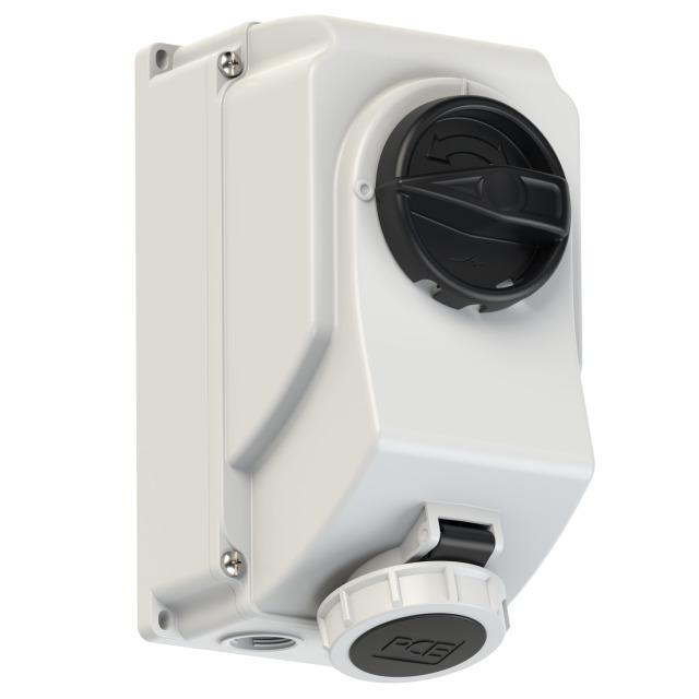 GN.Z WYL.0-1 16A 3P 7H IP67 I BLOK.MECH.OBUD.DUZA