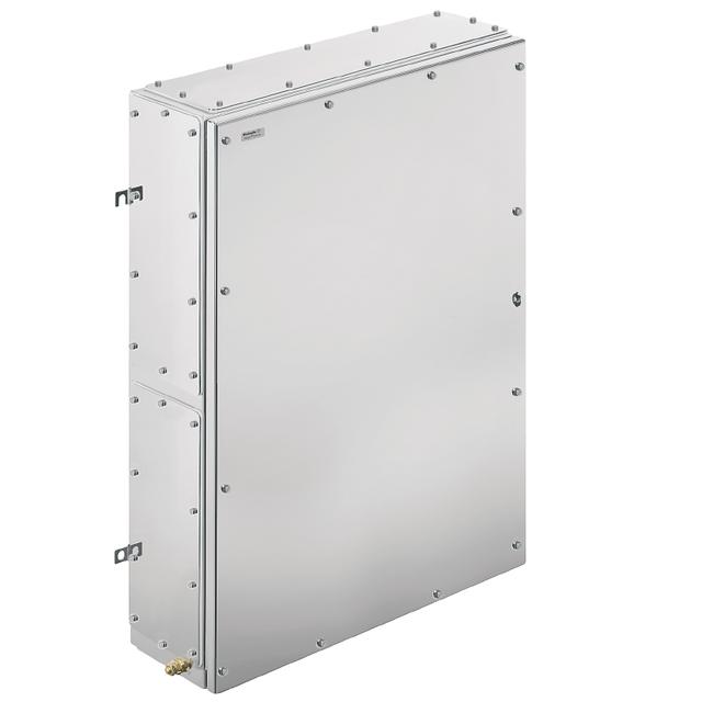 KTB MH 916120 S2E3 Metalowa obudowa iskrobezpieczna, 610 x 914 x 200 mm, element polerowany elektrolitycznie, Płytka kołnierzowa: Tak, na dole, z lewej strony, z prawej /1szt./ 1195580001 WEIDMÜLLER
