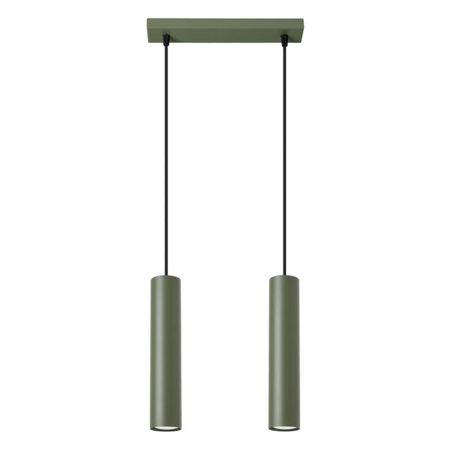 Sollux Lampa wisząca LAGOS 2 zielona oliwka SL.1485