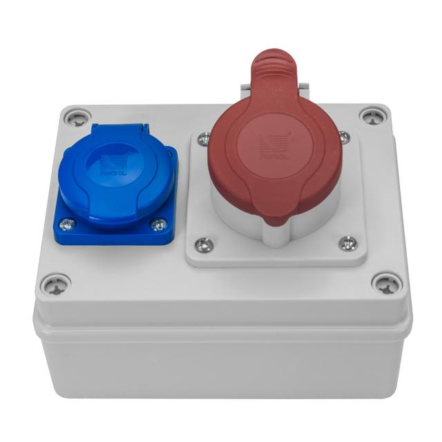 Rozdzielnica budowlana R-BOX 150, 1x16A/4p, 1x250V biały 1202 B.1202 PAWBOL