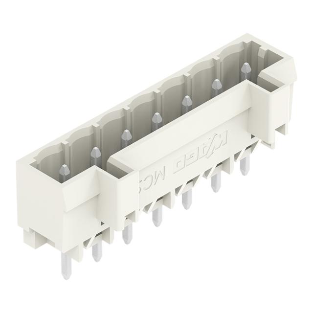 MCS-MIDI Classic wtyk 7-bieg. j-szary raster 5 mm /100szt./ WAGO