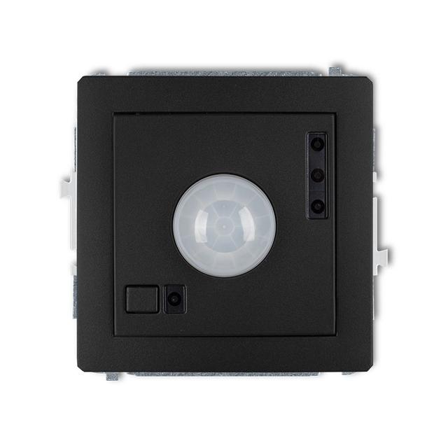 DECO Mechanizm elektronicznego czujnika ruchu czarny mat