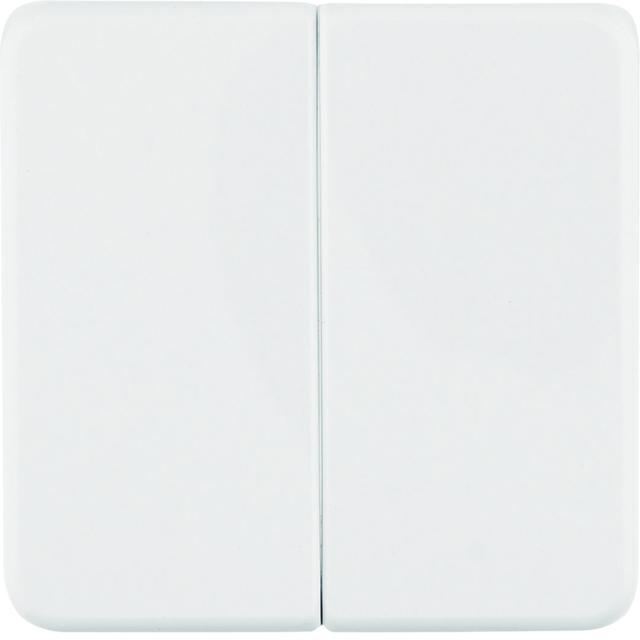 BERKER IP44 Klawisze do łącznika 2-klawiszowego biały 53155299 HAGER