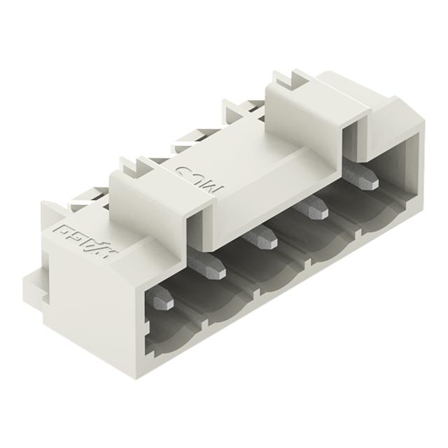 MCS-MIDI Classic wtyk 5-bieg. j-szary raster 5 mm /100szt./ WAGO