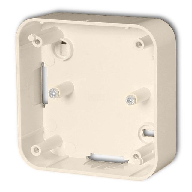 LIZA Puszka montażowa pojedyncza beżowa